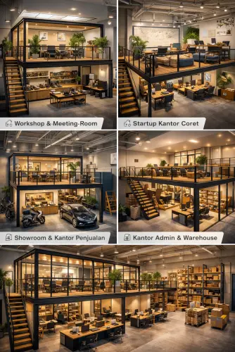 Mezzanine Ruang Kantor di Cimahi Utara