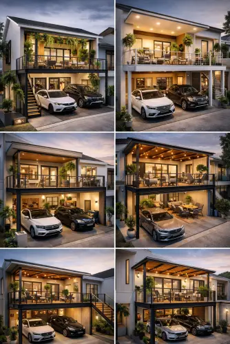 Mezannine Teras Rumah Keren di Cimahi Utara